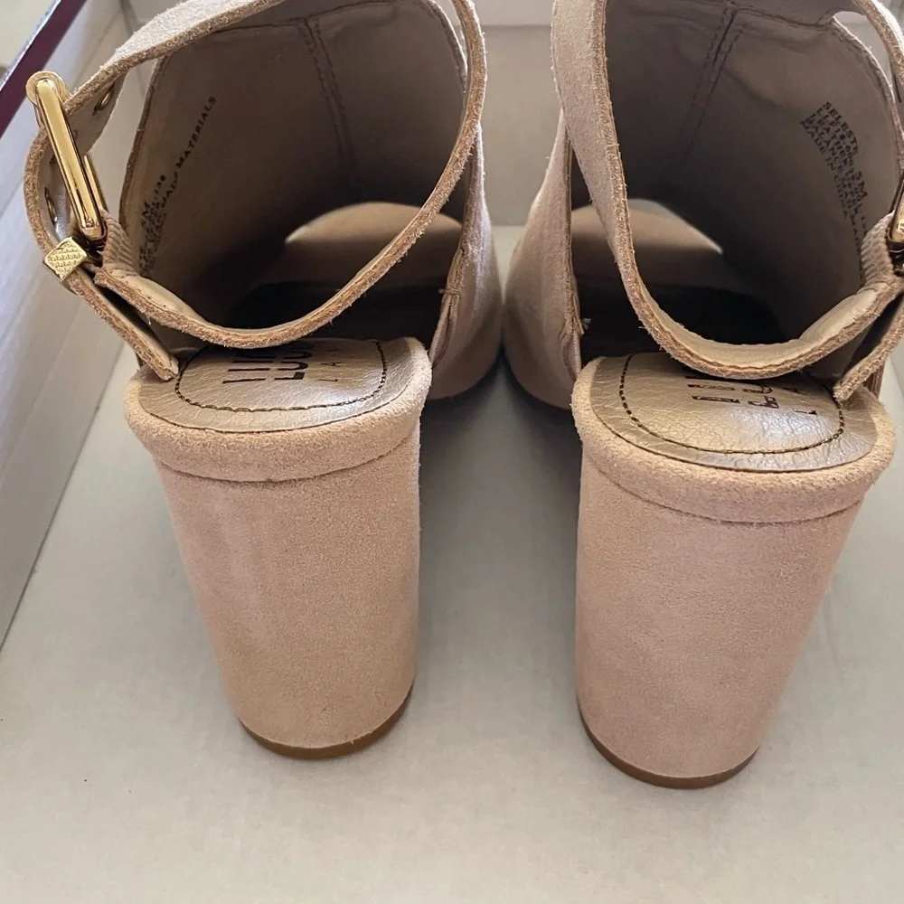 LUCCA LANE Women's Natural Seleste Open Toe Ankle Strap Heel Sandals BRAND NEW - Picture 7 of 8